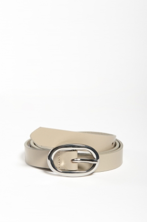 PCANA LEATHER JEANS BELT NOOS 220051 White Pe