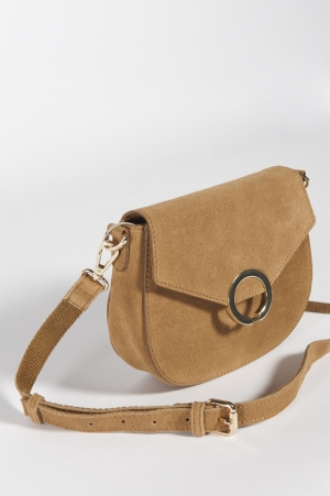 PCAMI SUEDE CROSS BODY 239275 Toasted