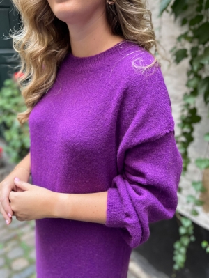 Sweaterdress Eveline Purple