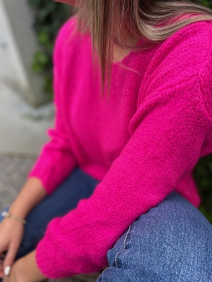 Sweater O-neck Clio Pink