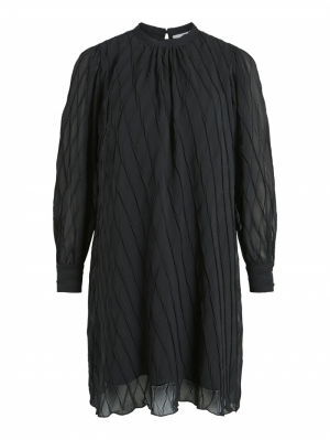 VIKELADI L-S DRESS 178035 Black