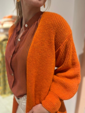 Open Knit Esmée Orange