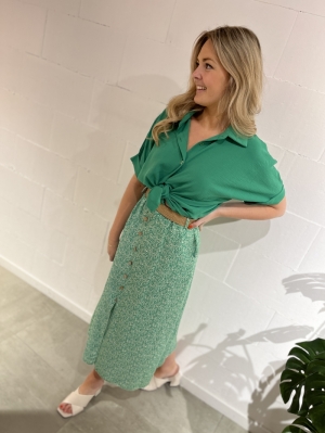 Skirt Oona Green Print