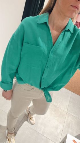 PCMATINKA LS SHIRT WVN 184318 Simply G