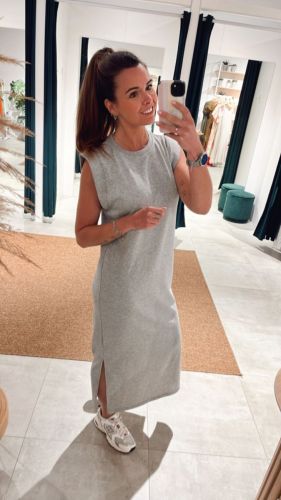 PCCHILLI SUMMER SL ANK DRESS U 179273 Light Gr