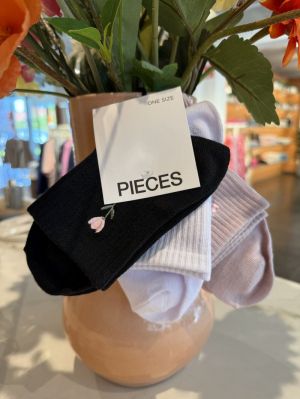 PCFANDRA SOCKS 3 PACK BC 179276001 Black