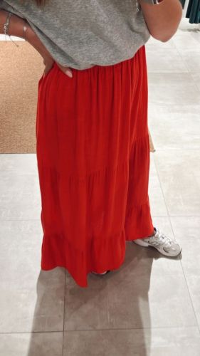 PCTOHIME HW ANKLE SKIRT WVN 250995 Goji Ber