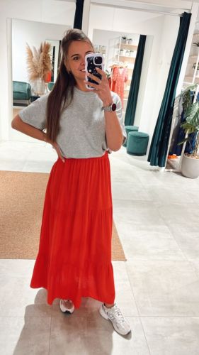 PCTOHIME HW ANKLE SKIRT WVN 250995 Goji Ber