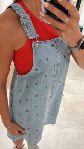 PCFREIA SL DENIM SPENCER DRESS 184718003 Light