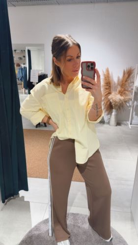 PCMELIA LS LOOSE SHIRT WVN NOO 274078002 Frenc