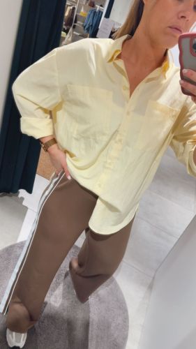 PCMELIA LS LOOSE SHIRT WVN NOO 274078002 Frenc