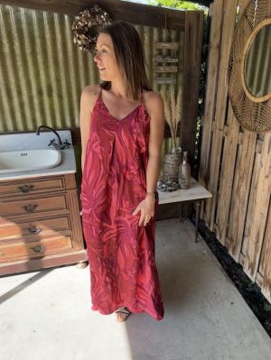 VIRYN ZOA V-NECK SINGLET MAXI 304890001 Holly