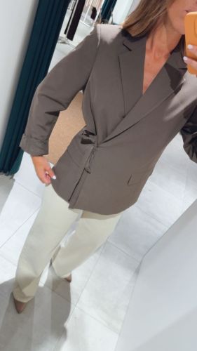 PCEMY BLAZER W. TIE DETAIL 308965 Turkish