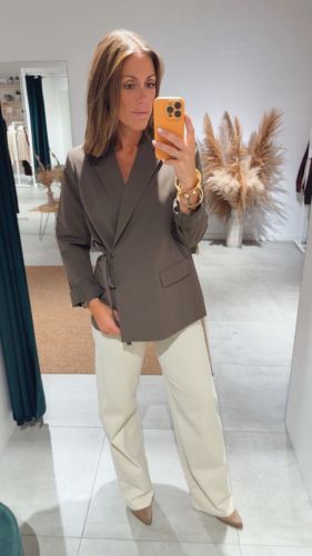 PCEMY BLAZER W. TIE DETAIL 308965 Turkish