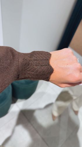 VINIKOLINA O-NECK L/S KNIT TOP 196326002 Coffe