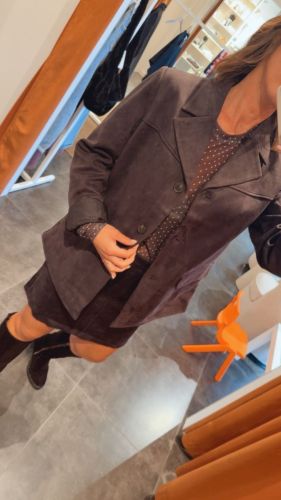 PCRAKEL BRUSHED OUTERWEAR BLAZ 307525 Ganache