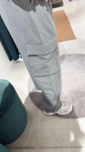VIOFELIA HW BARREL PANTS 179092 Dark Gre